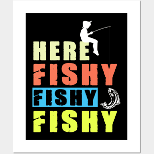 Funny Fishing Posters and Art